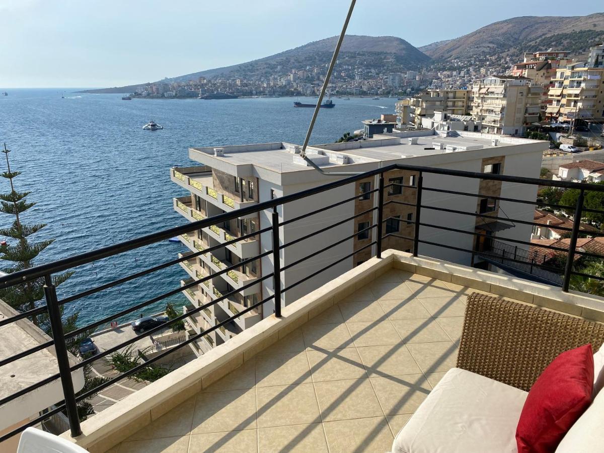 Apartment With Huge Sea View Balcony Saranda Dış mekan fotoğraf