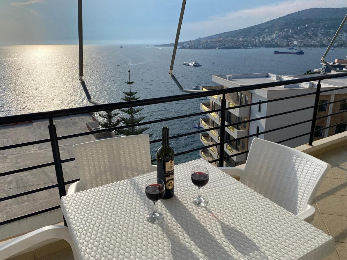 Apartment With Huge Sea View Balcony Saranda Dış mekan fotoğraf