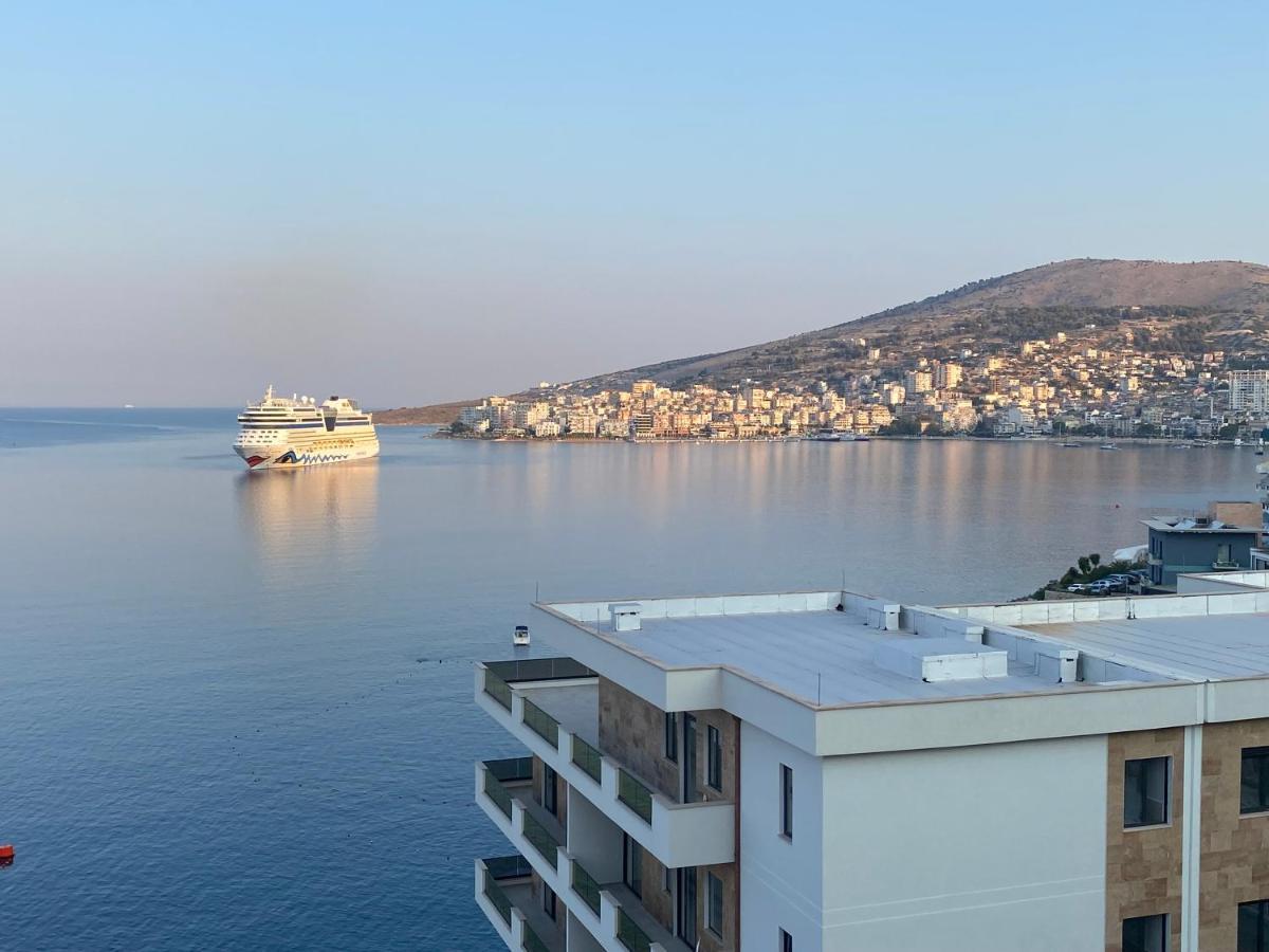 Apartment With Huge Sea View Balcony Saranda Dış mekan fotoğraf