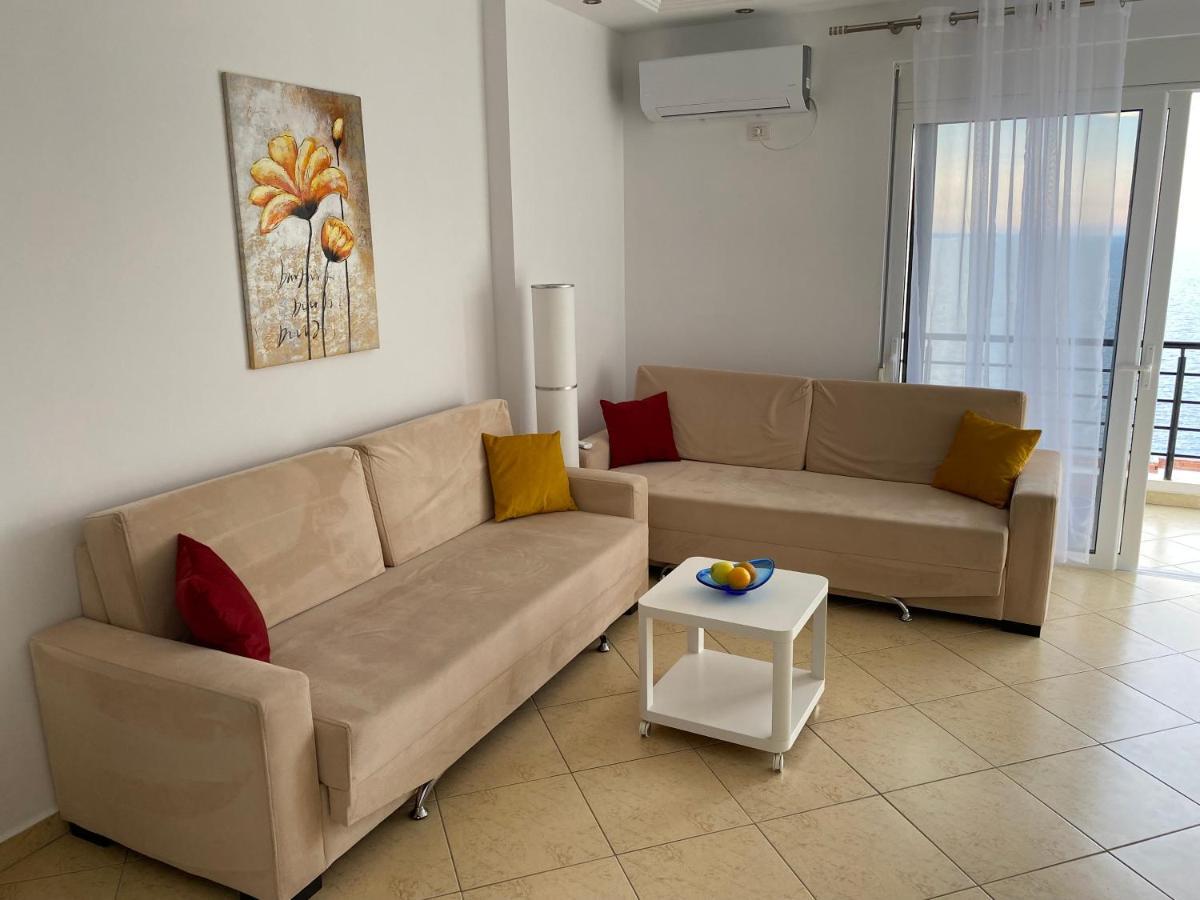 Apartment With Huge Sea View Balcony Saranda Dış mekan fotoğraf